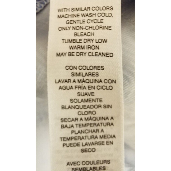 Chicos Womens Pants Pull On Slant Pockets Straight Leg 100% Linen Size 1/Medium - Picture 7 of 7